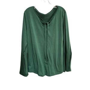 SHEIN Ladies Womens Top Emerald Green with Bell Sleeves 2XL